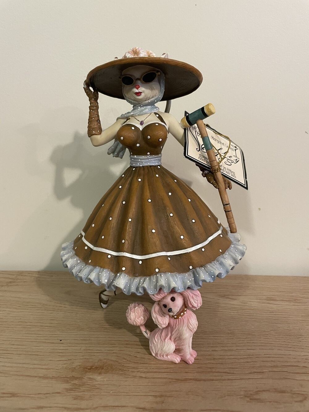 VTG Margaret Le Van Alley Cats “Kitty O” Rich Croquet LV30-FE7 Figurine READ